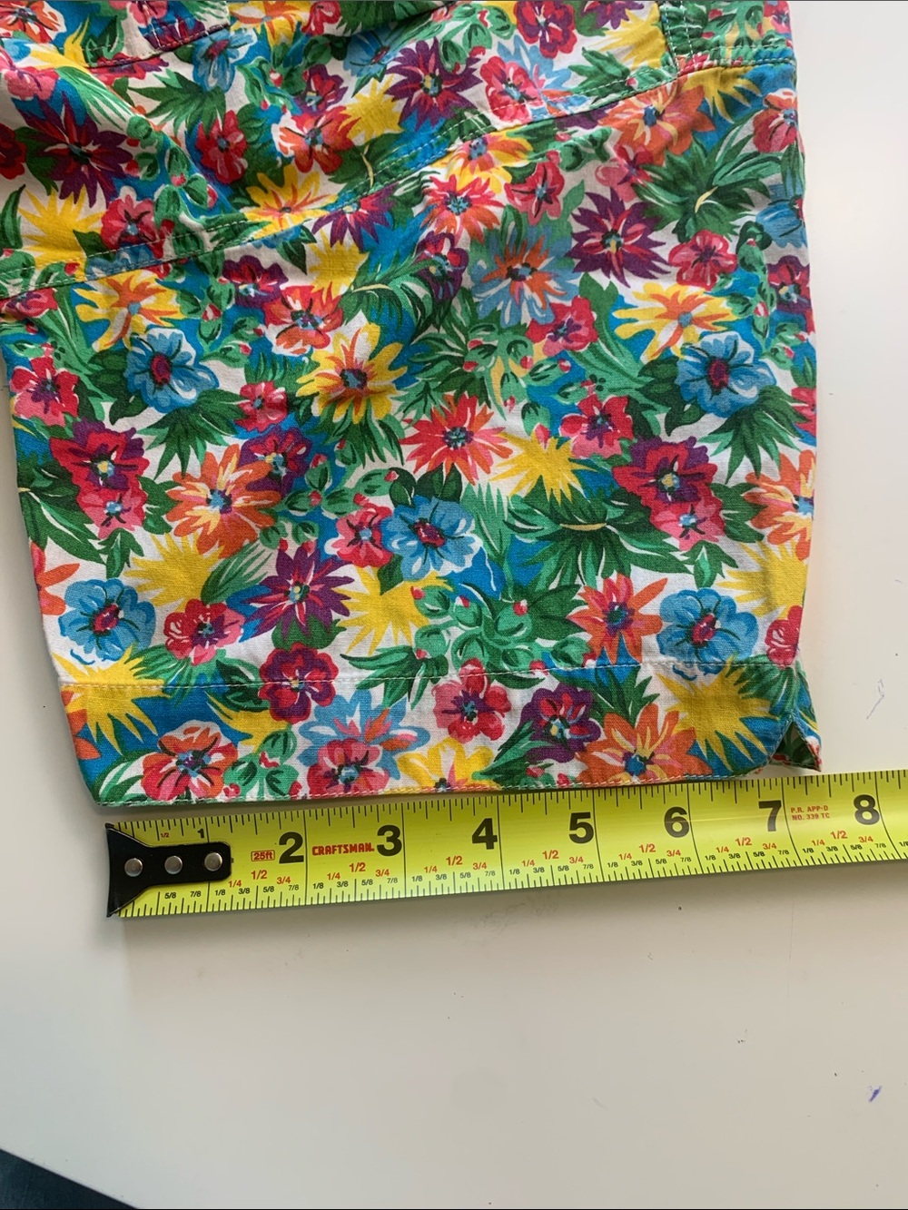 Vintage Liz Sport Short Sleeve Button Down Shirt 100% Cotton Bright Colorful - Picture 11 of 13